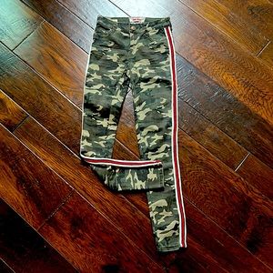 Stretch military with side band pants